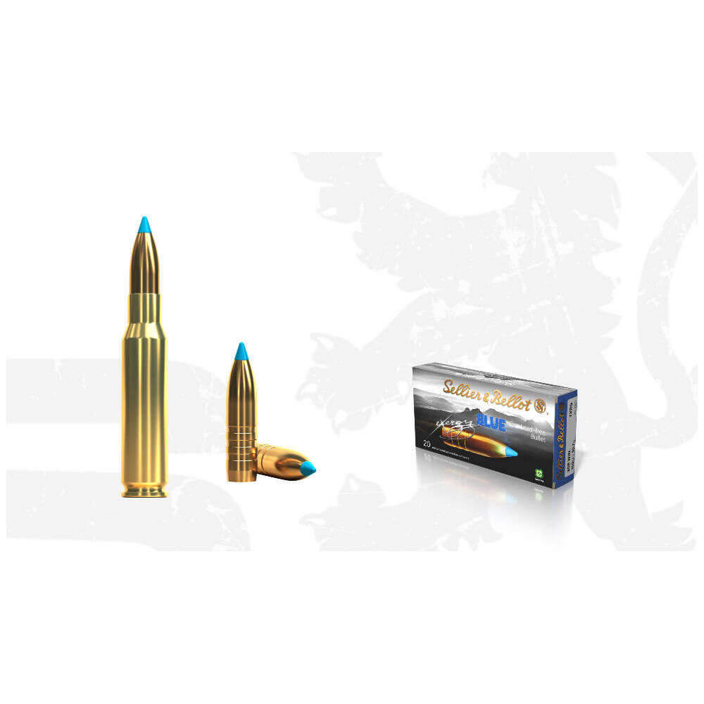 Ammunition Sellier&Bellot Rifle 308Win S&B EXERGY BLUE 308 WIN 165GR 20/240 • Model: Rifle